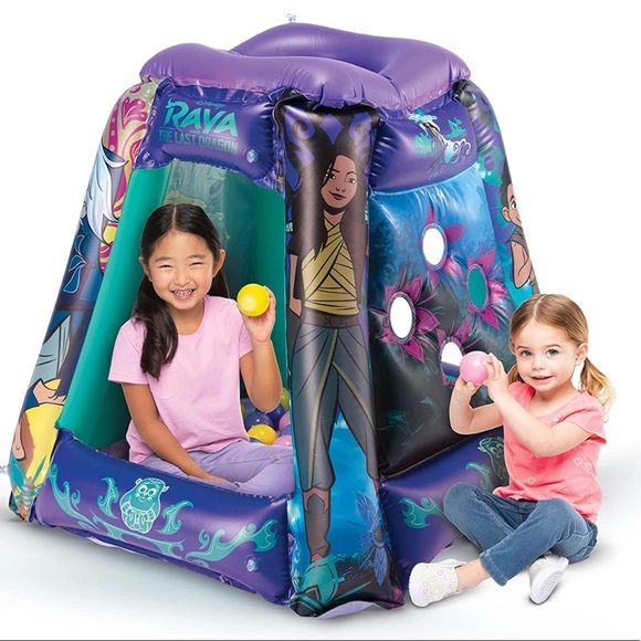 Disney Raya & The Last Dragon 20 Ball Pit Playland Black - Picture 2 of 9